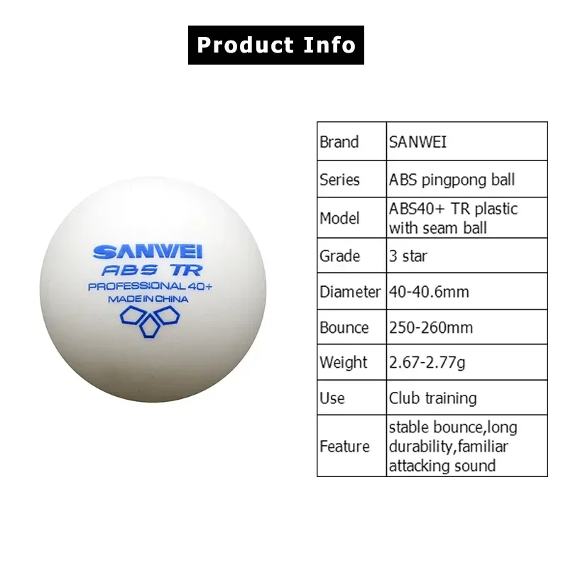 SANWEI-ABS TR 3 Star Table Ten - огляд і ціна Table Tennis Olympics