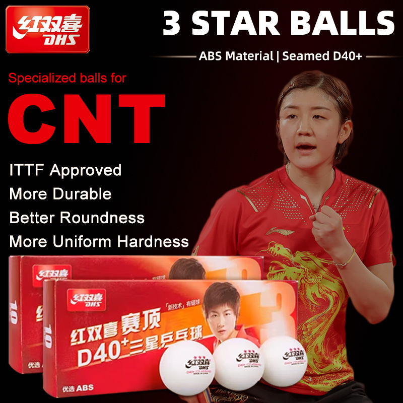 DHS D40+ DJ40+ Ping Pong Balls - огляд і ціна Table Tennis Olympics