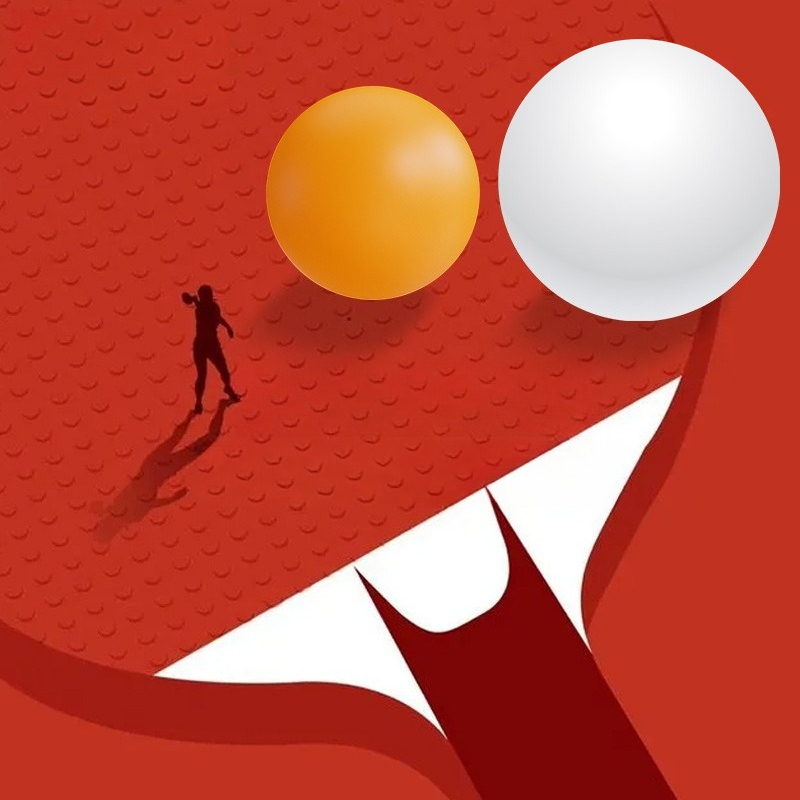 55Mm Table Tennis Large Ball H - огляд і ціна Table Tennis Olympics